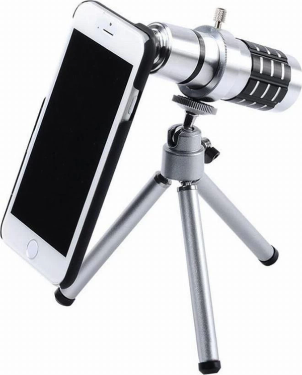 İphone5,5s,i̇phone4.4s Için Alüminyum 14x Optik Zoom Yakından Görüntü Çekme Dürbün - Image 1