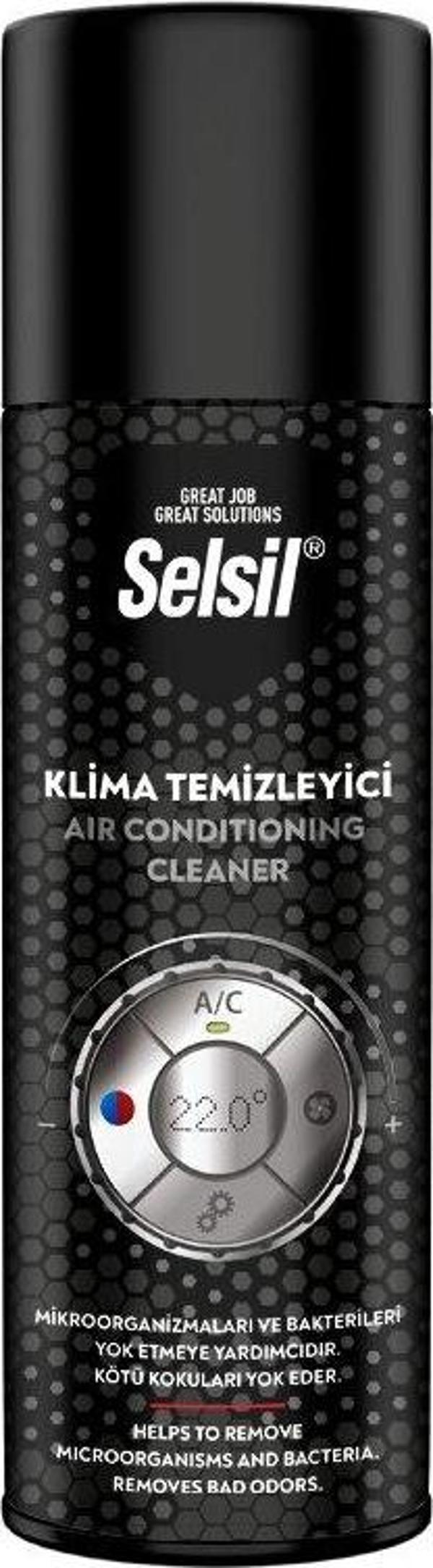 SELSİL KLİMA TEMİZLEYİCİ SPREY 150ML MİKRO ORGANİZMA - BAKTERİ - KÖTÜ KOKU TEMİZLEYİCİ  - Image 1