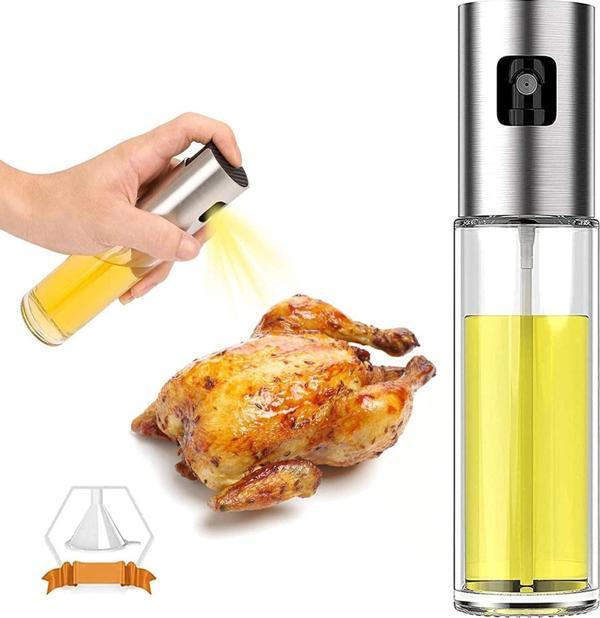 Sprey Cam Şişe Zeytinyağı, Sirke Yağ Püskürtücü Yağdanlık 100 ml  - Image 1