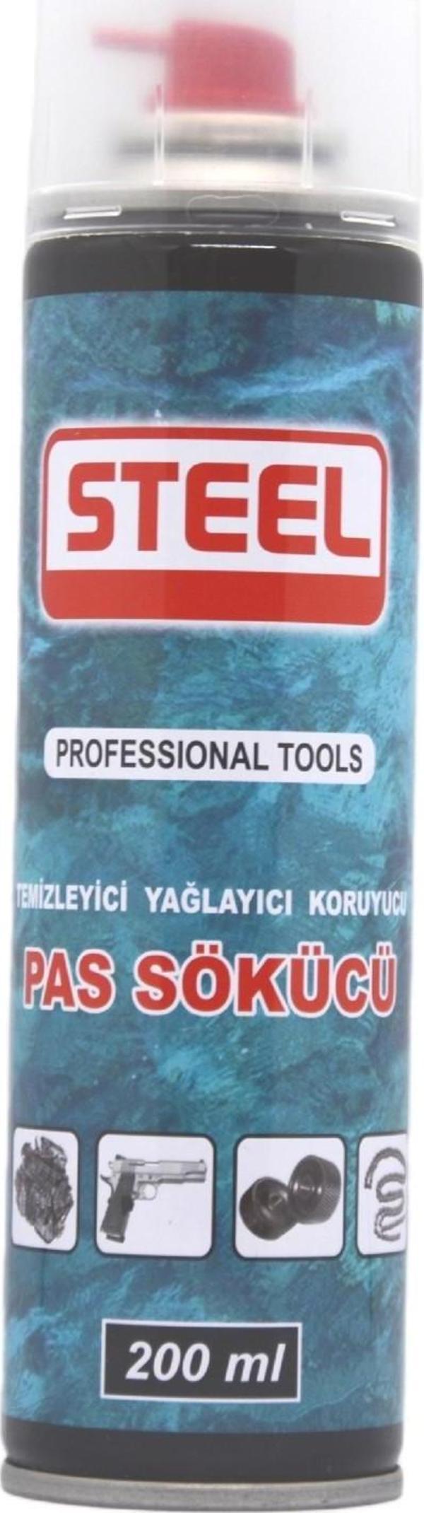 STEEL CK-3483 SPREY PAS SÖKÜCÜ 200ML  - Image 1