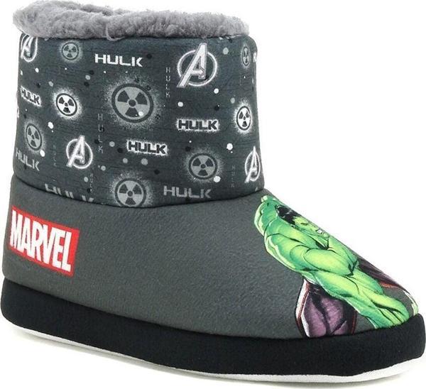Avengers Dosta 2PR Gri Çocuk Panduf Ev Botu - Image 1