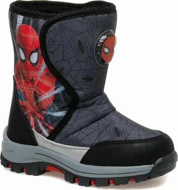 Spiderman Cettu 2PR Siyah Çocuk Kar Botu - Image 1