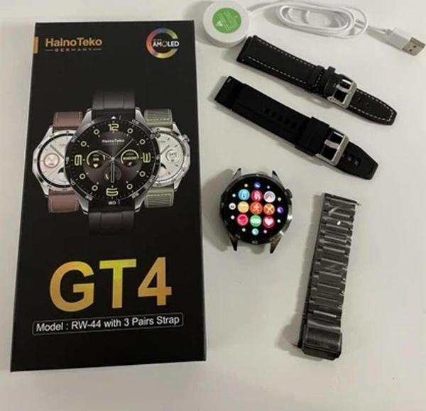 Haino Teko RW44 Gt4 Max Amoled Ekran 3 Kordonlu Akıllı Saat - Image 1