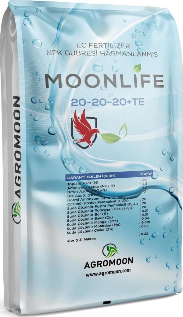 Agromoon Moonlife 20-20-20+Me NPK Sıvı Damlama Gübresi 15 Kg - Image 1