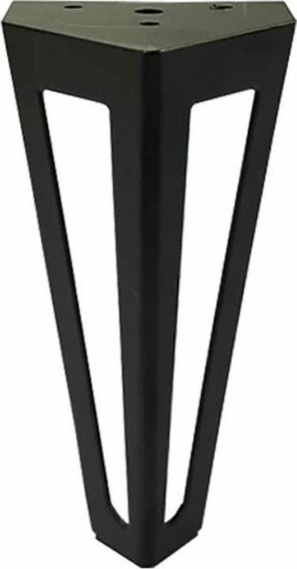 Eroğlu Eyfel Dekor Kanallı Ayak Siyah 14 Cm - Image 1