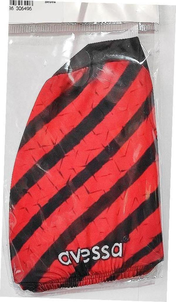 Avessa Dijital Baskılı Kırmızı-Siyah Desenli Bez Bone BB10-2 - Image 1
