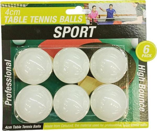 Avessa Spo-026 Kartela Pinpon Topu 6lı - Image 1