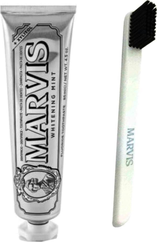 Whitening Mint Beyazlatıcı Diş Macunu 85 ml ve  White Soft Diş Fırçası  - Image 1