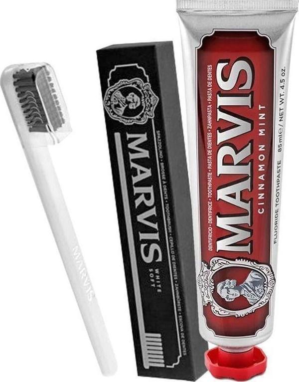 Cinnamon Mint Tarçınlı Diş Macunu 85 ML + Diş Fırçası 2 Li Bakım Seti - Image 1