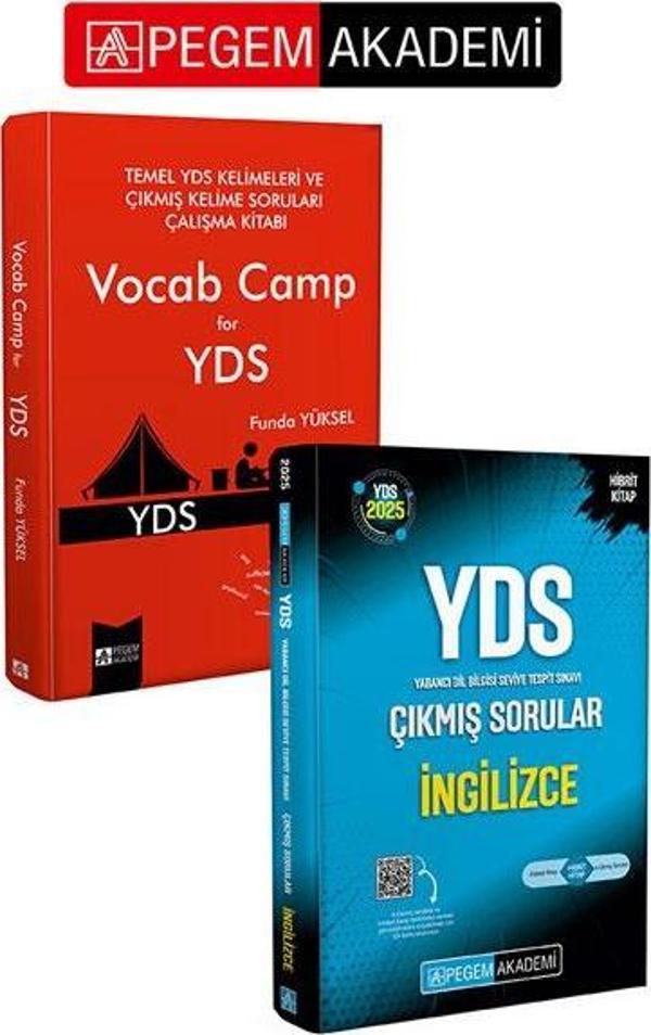 PEGEM AKADEMİ 2025 YDS İngilizce Çıkmış Sorular + Temel YDS Kelimeleri ve Çıkmış Kelime Soruları Çal - Pegem Akademi Yayıncılık - Image 1