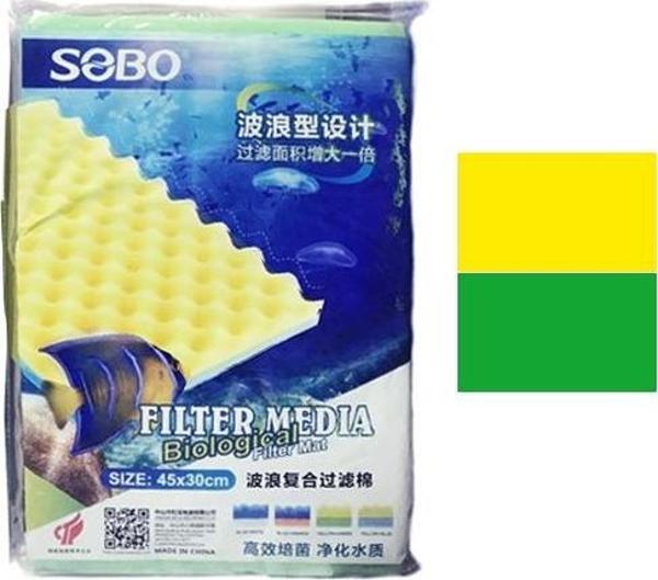 Sobo Filtre Süngeri 45x30x2 Sarı Yeşil - Image 1