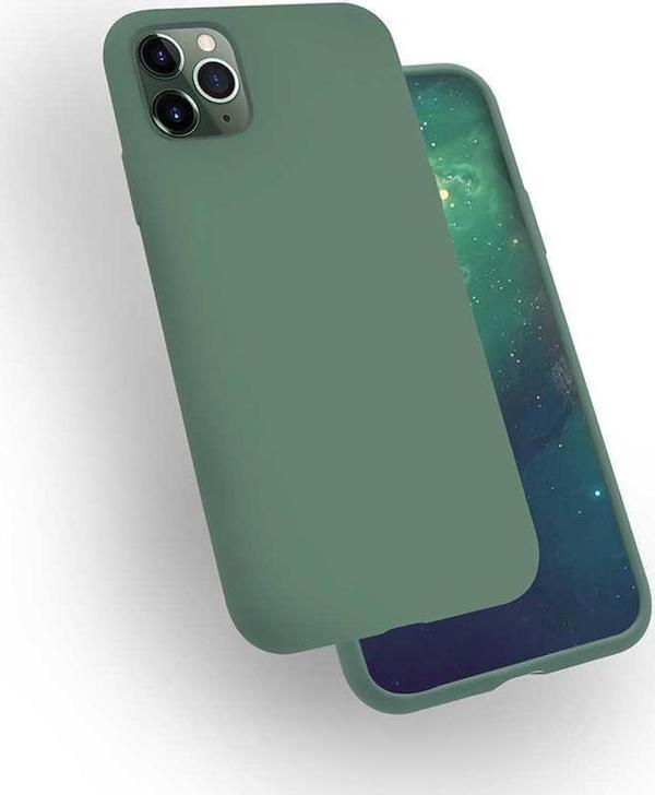 iPhone 11 Pro Max Kılıf Kadife İç Yüzey Wireless Destekli Silk Silikon - Image 1