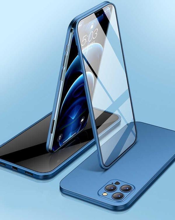iPhone 13 Kılıf 360 Tam Koruma Lüx Led Kapak - Image 1