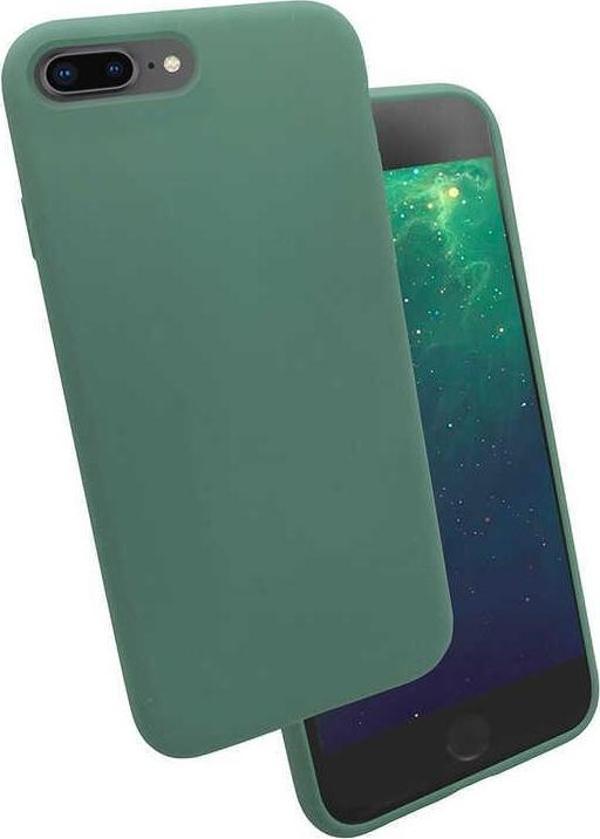 iPhone 7 Plus / 8 Plus Kılıf Kadife İç Yüzey Wireless Destekli Silk Silikon - Image 1
