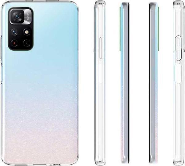 Redmi Note 11T 5G Kılıf İnce ve Esnek Şeffaf Süper Silikon - Image 1