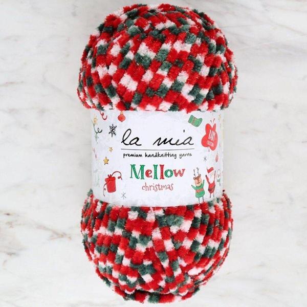 La Mia Mellow Christmas Altın Simli El Örgü İpi -  - Image 1