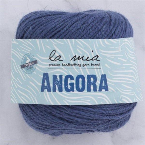 La Mia Angora 50gr Lacivert El Örgü İpi - L129 - 33803 - Image 1
