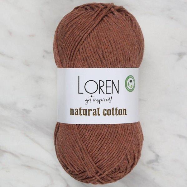 Loren Natural Cotton Tarçın El Örgü İpi - R072 - Image 1