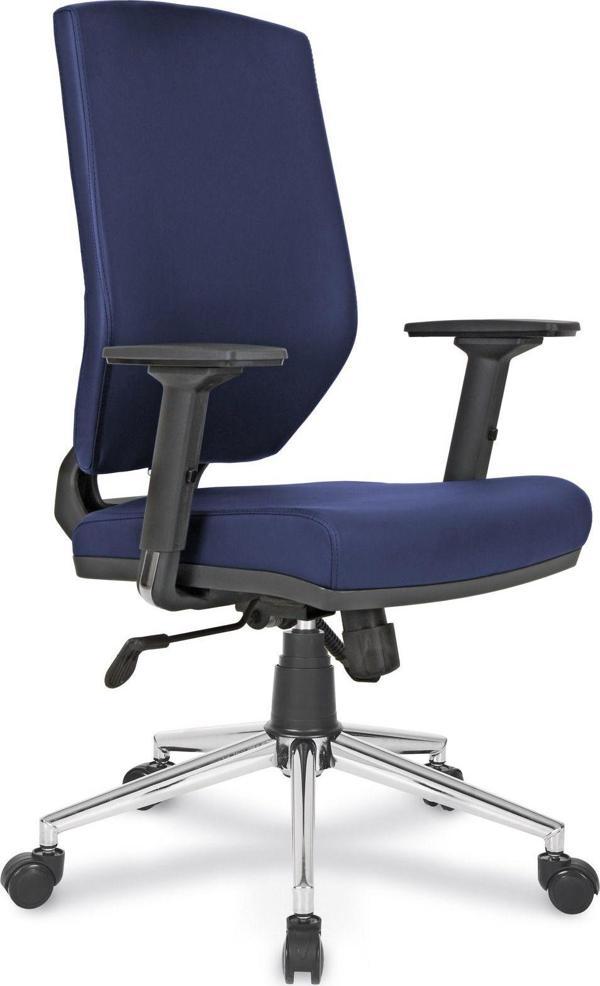 RiseOfis Molled Şef Koltuğu Multi Tilt Mekanizmalı Krom Yıldız Ayaklı - Image 1