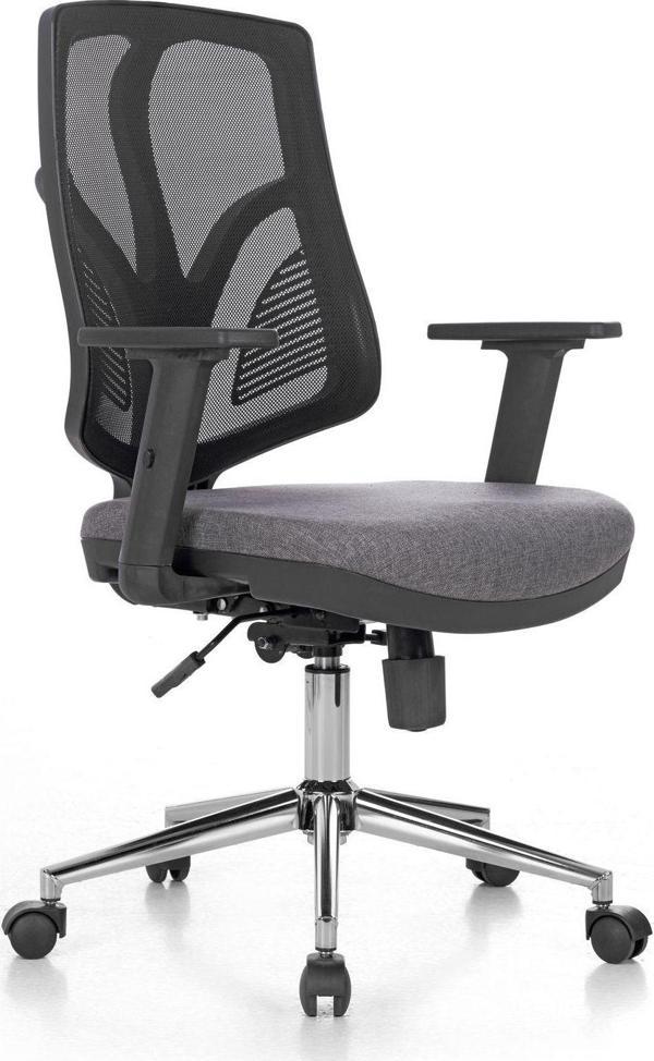 RiseOfis Oskar File Şef Koltuğu Multi Tilt Mekanizmalı Krom Yıldız Ayaklı - Image 1