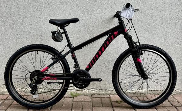 ÜMİT 2676 MOTION KADIN DAĞ BİSİKLETİ 408H V 26 JANT 21 VİTES SİYAH PEMBE - Image 1