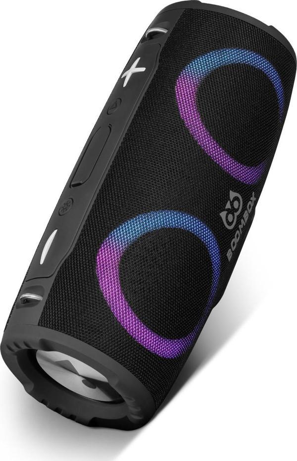 BoomBox 30W Çift Bass Usb Hafıza Kartı Aux Radyo Led Işıklı Bluetooth Hoparlör Hi-Fi Ses Bombası - Image 1