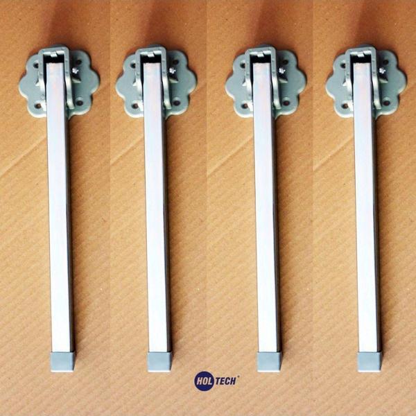 Holtech Metal Katlanır Yer Sofrası Ayağı 4 Adet 30 Cm Kaliteli Masa Ayağı Seti - Image 1