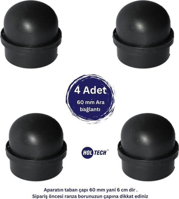Holtech 60 Mm Ranza Plastik Bağlantı Aparatı Ranza Birleştirme Plastiği 4 Adet Ara Bağlantı Sert Plastik - Image 1