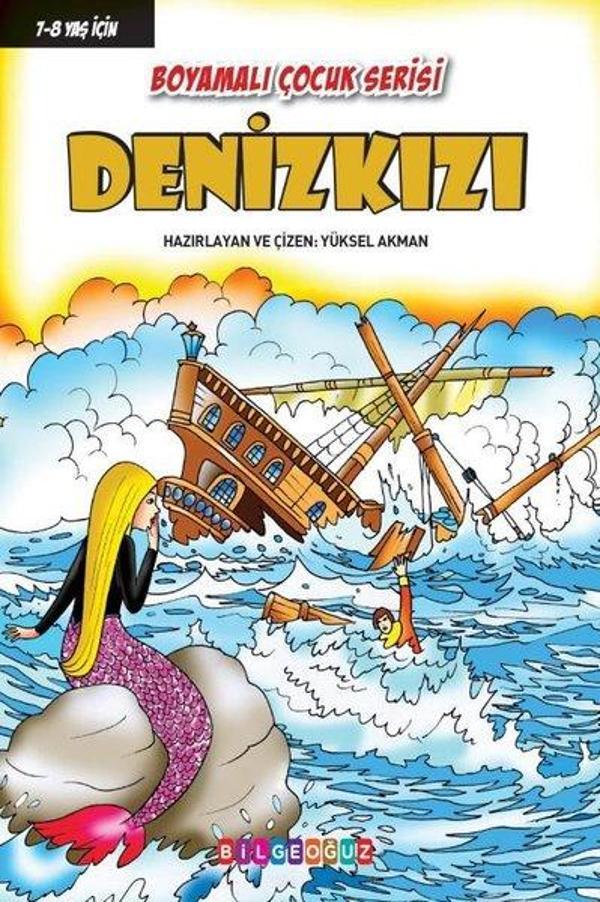 Denizkızı - Boyamalı Çocuk Serisi - Bilgeoğuz Yayınları - Image 1