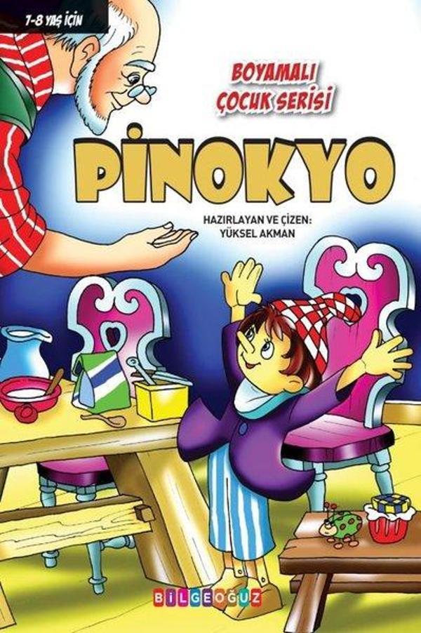 Pinokyo - Boyamalı Çocuk Serisi - Bilgeoğuz Yayınları - Image 1