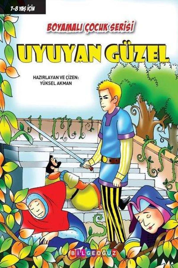 Uyuyan Güzel - Boyamalı Çocuk Serisi - Bilgeoğuz Yayınları - Image 1