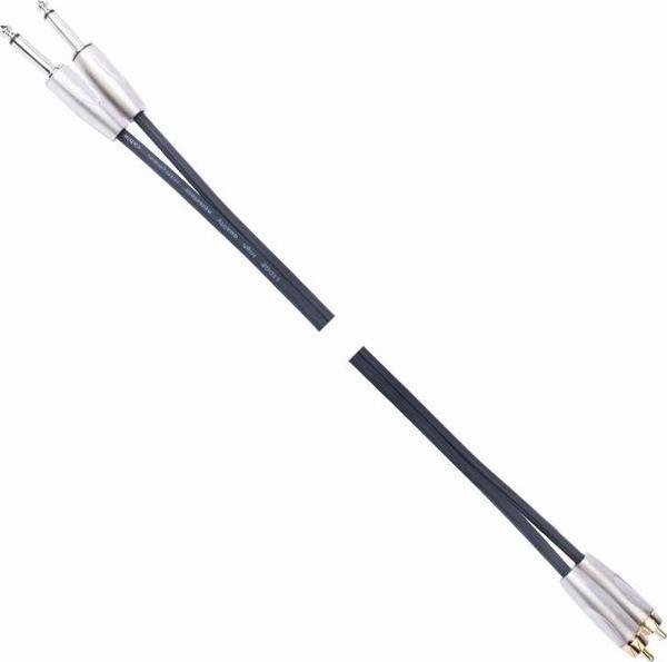 Powermaster Kd398 2x6.3mm Mono Erkek 2X Rca Erkek 3 Metre Kablo Ses Kablosu - Image 1