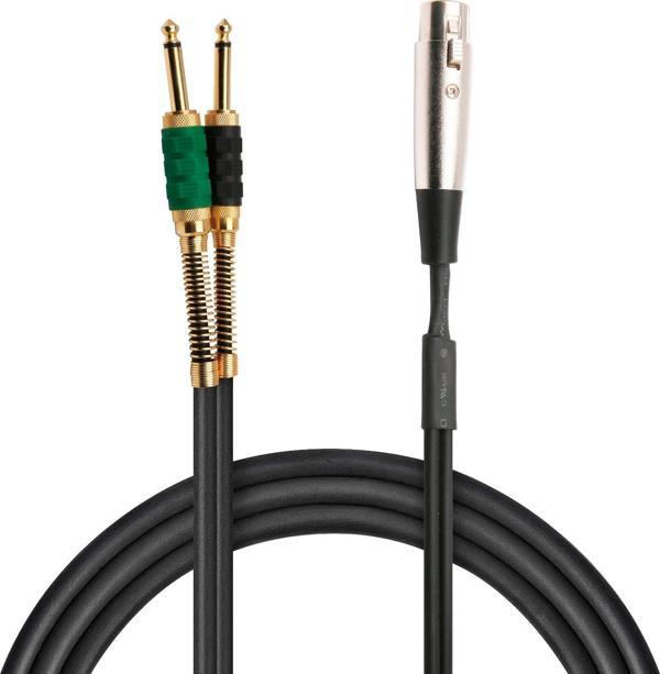 Powermaster Ld369a Canon Erkek 6.3 Mono Erkek 1.5 Metre Jack Kablo Stüdyo Tipi Ses Sistemi Amfi Mixer Kablosu - Image 1
