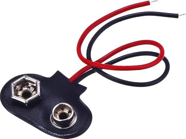 10 CM KABLOLU 9 VOLT PİL BAŞLIĞI - Image 1
