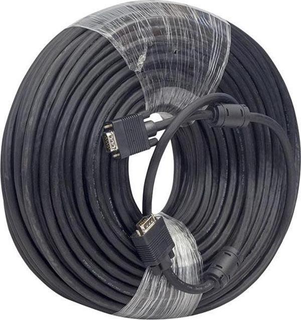 Ayt 15 Pin VGA Kablosu Erkek Erkek 50 Metre Kablo Bilgisayar Monitör Arası Görüntü Kablosu - Image 1