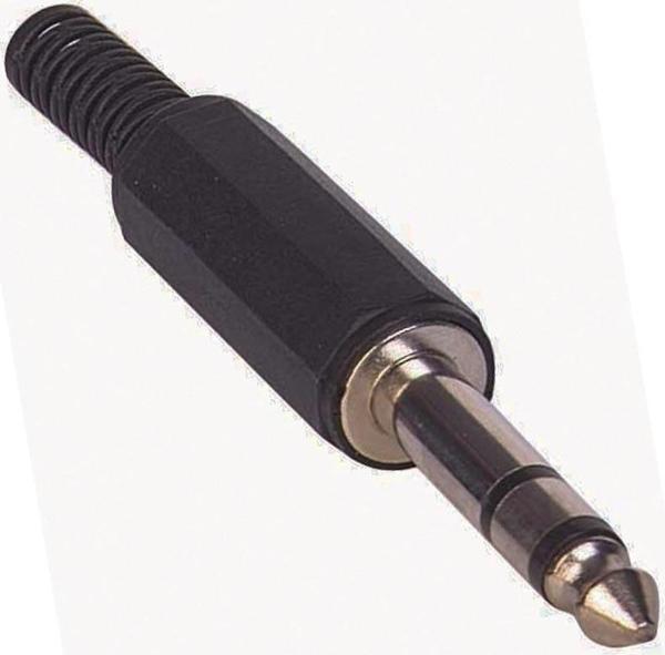 PLASTİK 6.3 MM STEREO GİTAR JACK - Image 1