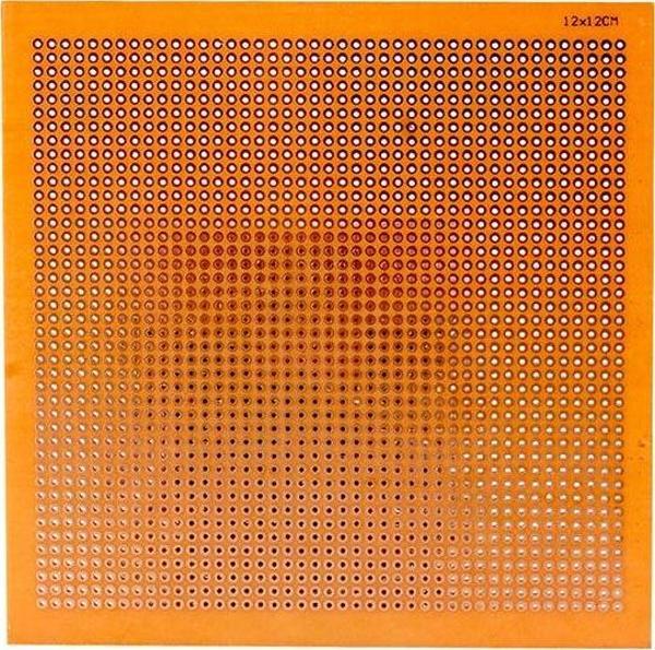 Ayt Plaket Bakır Delikli 12x12 Cm Pertinaks 120x120mm - Image 1