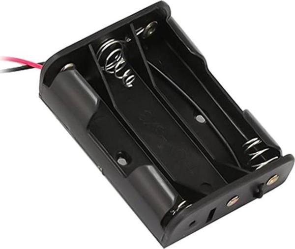 Ayt AA Pil Yuvası 3 lü Kalem Pil Yuvası Haznesi 37.2x52.4x12.8mm - Image 1