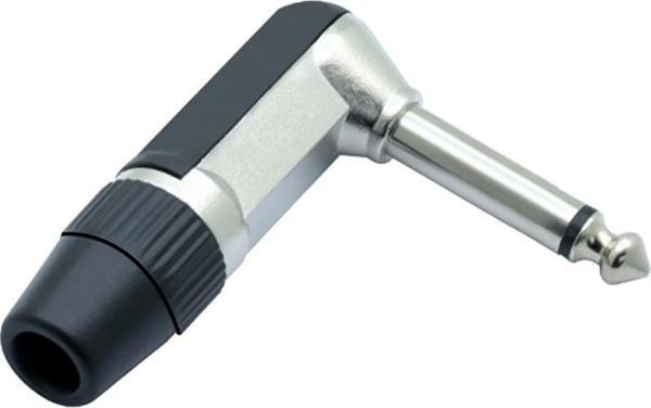 Ayt Gitar Jack 6.3 Mm Mono L Tip Plastik Gövde Metal Uç Gitar Ses Kablosu Soketi - Image 1