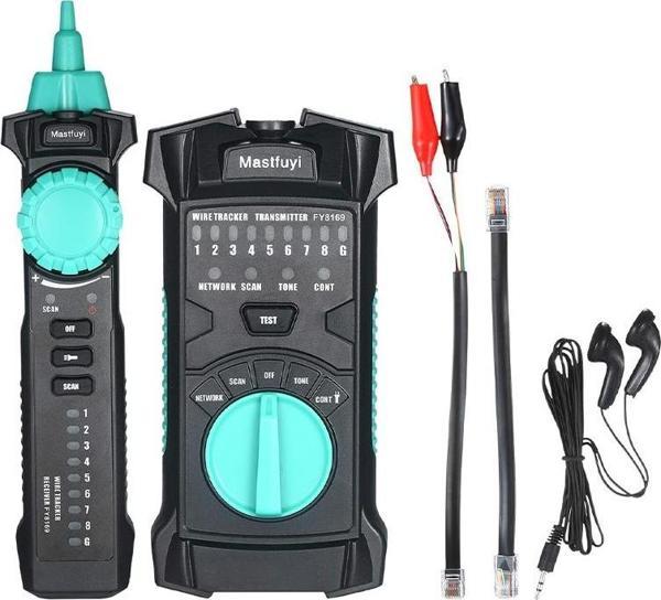 Powermaster FY8169 Çok Fonksiyonlu Kablo Bulucu Telefon Hattı Bulucu Rj45 Rj11 - Image 1