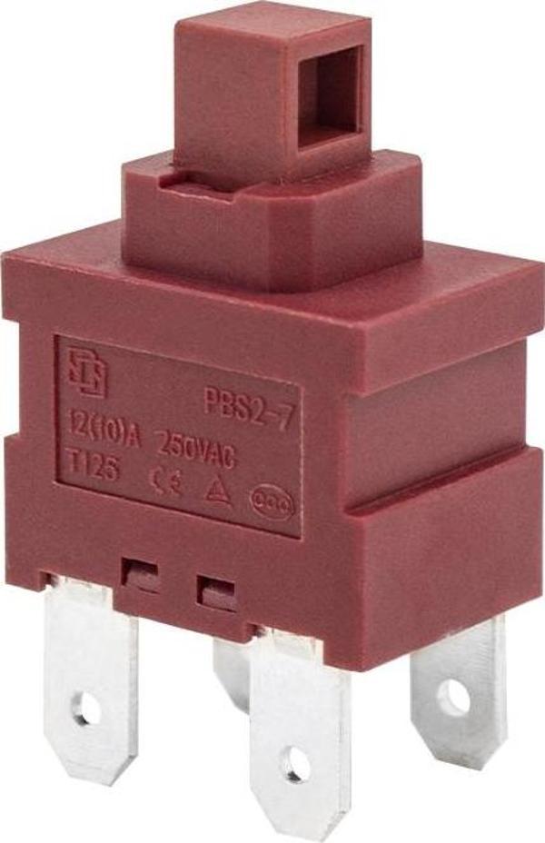 Ayt Intercom IC 180H-2 Basmalı Kare Elektirikli Süpürge Anahtarı Aç Kapa On Off Butonu PS23-16-2D1 - Image 1