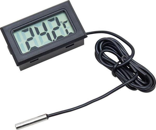Powermaster PM-4522 Dijital Termometre Pilli -50 +110 Derece Arası 48x28x5 mm Problu Termometre - Image 1