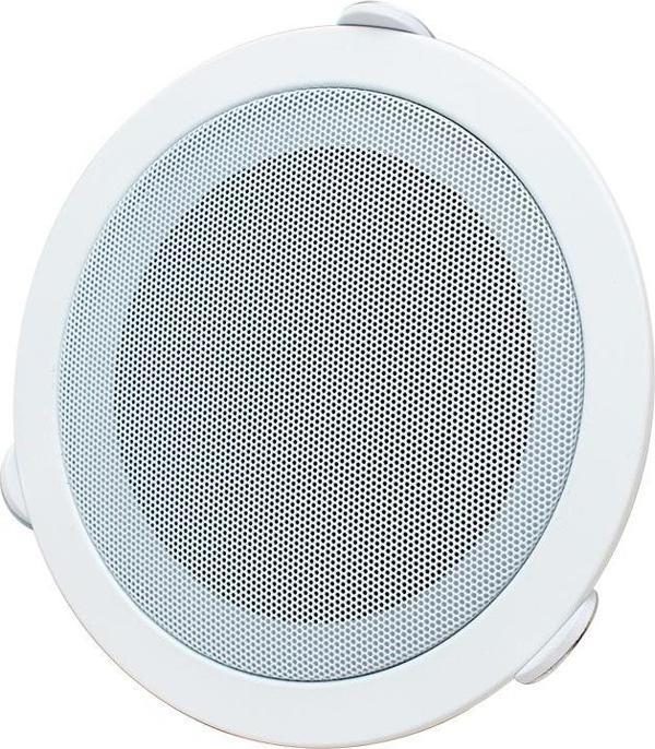 MAGICVOICE MV-6695 12 CM 6 WATT [DELİK ÇAPI 15 CM) METAL KASA TRAFOLU ALÇIPAN HOPARLÖR BEYAZ - Image 1