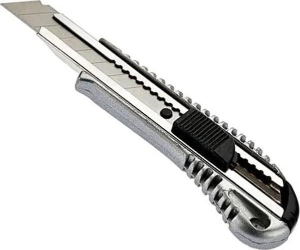 Ayt Powermaster 18x0.5 Mm Alüminyum Gövde Metal Maket Bıçağı Falçata - Image 1
