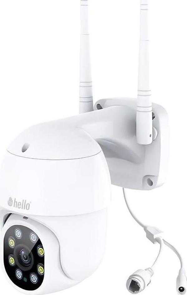 Hello WS-Q208X 8 MP iCSee Program Destekli Wifi İp Kamera Gece Görüşlü İç Dış Mekan Kamera Ful HD Görüntü - Image 1