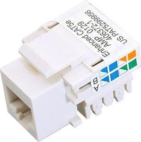 Powermaster Rj 45 Keystone Jack Şase 8P8C Cat5e Data Aktarım - Image 1