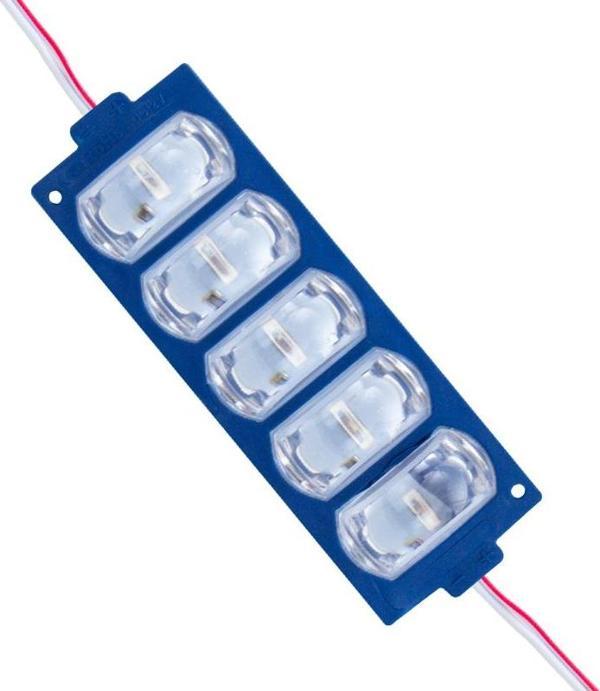 Powermaster 12 Volt 4 Watt Mavi 3030 10 X 53.8 Mm Lümen 180 Derece Mercekli Modül Led  - Image 1