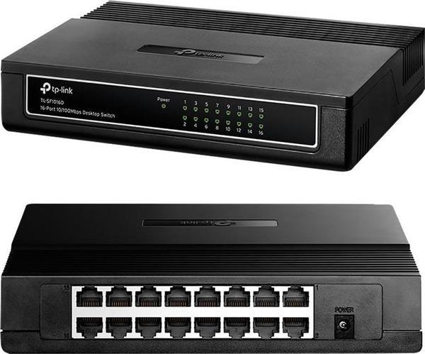 TP-LINK TL-SF1016D 16 PORT 10/100 MBPS SWITCH - Image 1