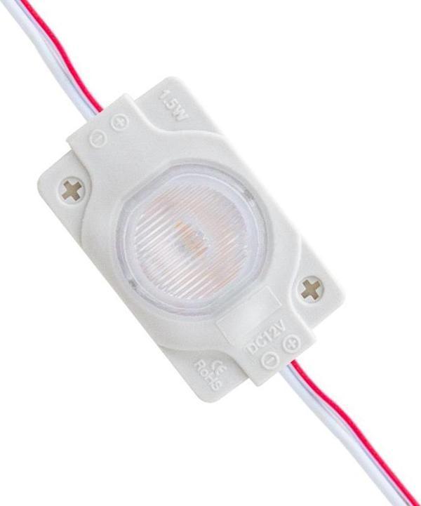 Powermaster 12V 1.5W Gün Işığı Mercekli Modül Led 40x30 mm - Image 1