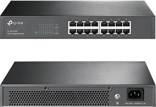 TP-LINK TL-SG1016D 16 PORT 10/100/1000 MBPS GIGABIT SWITCH - Image 1
